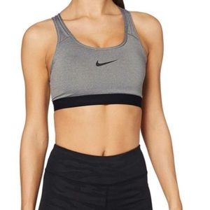 Dark Gray Nike Dri-Fit Sports Bra